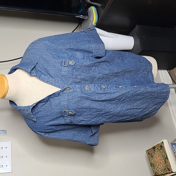 Anne Klein Button Up Blouse - Picture 2 of 6